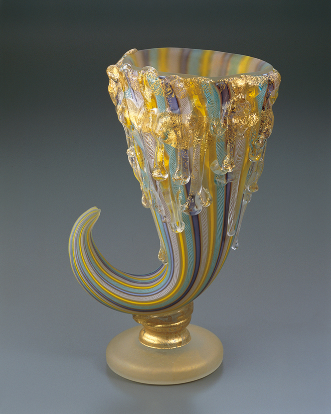花瓶：ガラス：藤田喬平 - 美術、工芸品